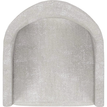 Mezzanine Host Chair by A.R.T. Furniture in dove gray. Made from parawood, poplar solids, foam, fabric in a modern style.