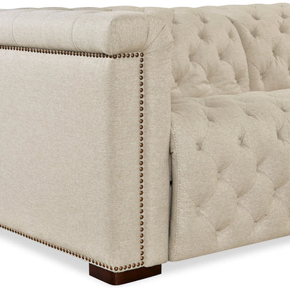 Savion Deux 6 Seat Sectional with Three Power Recliners and Seven Power Headrests by Hooker Furniture in dark wood. Made from unique in a traditional style.