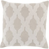Light Gray, Beige / Down Feather / 18" x 18"