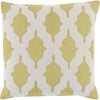 Lime, Beige / Down Feather / 18" x 18"