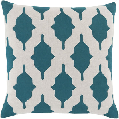 Salma Indoor/Outdoor Pillow by Surya. Made from 80% cotton, 20% wool in a traditional style.