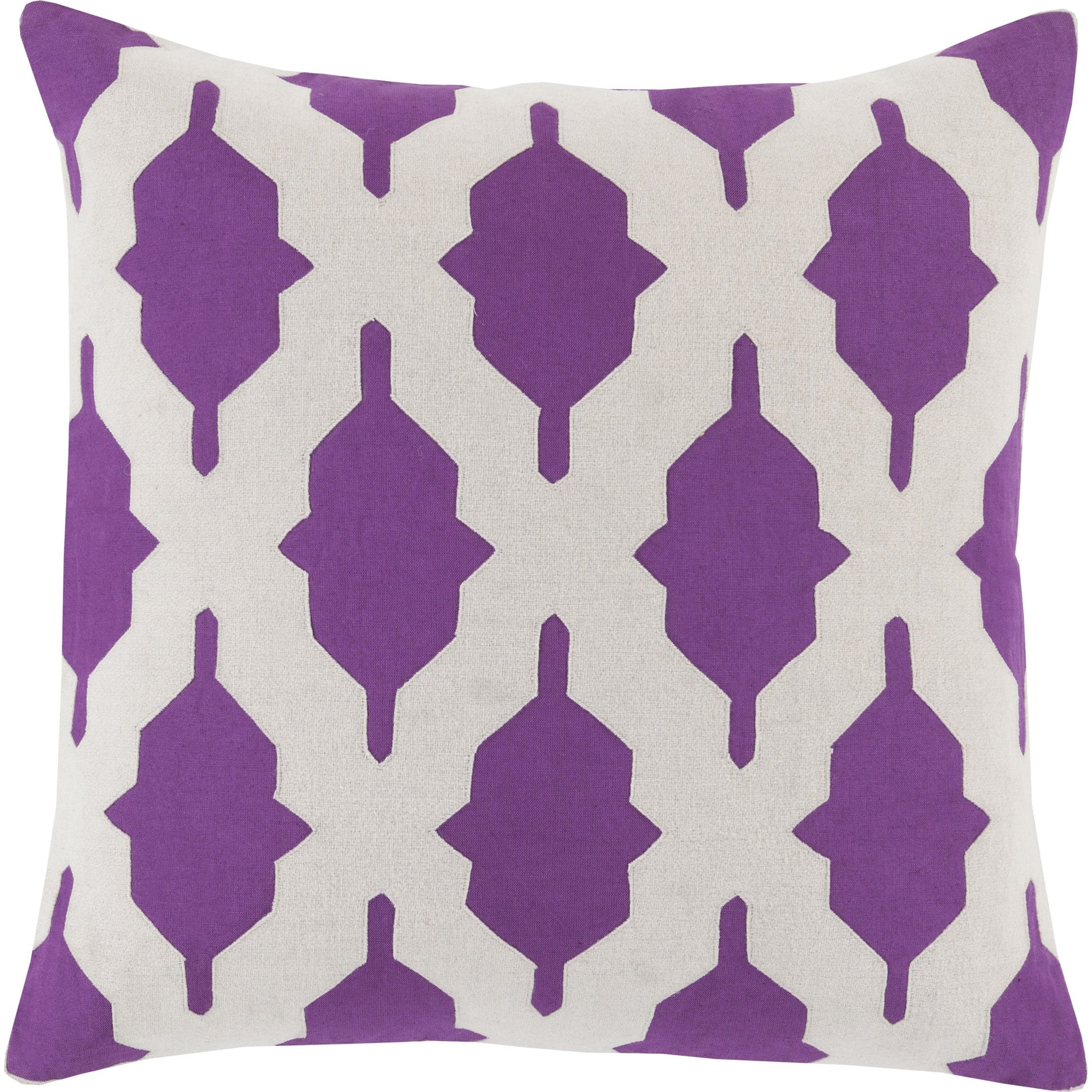 Salma Indoor/Outdoor Pillow by Surya. Made from 80% cotton, 20% wool in a traditional style.