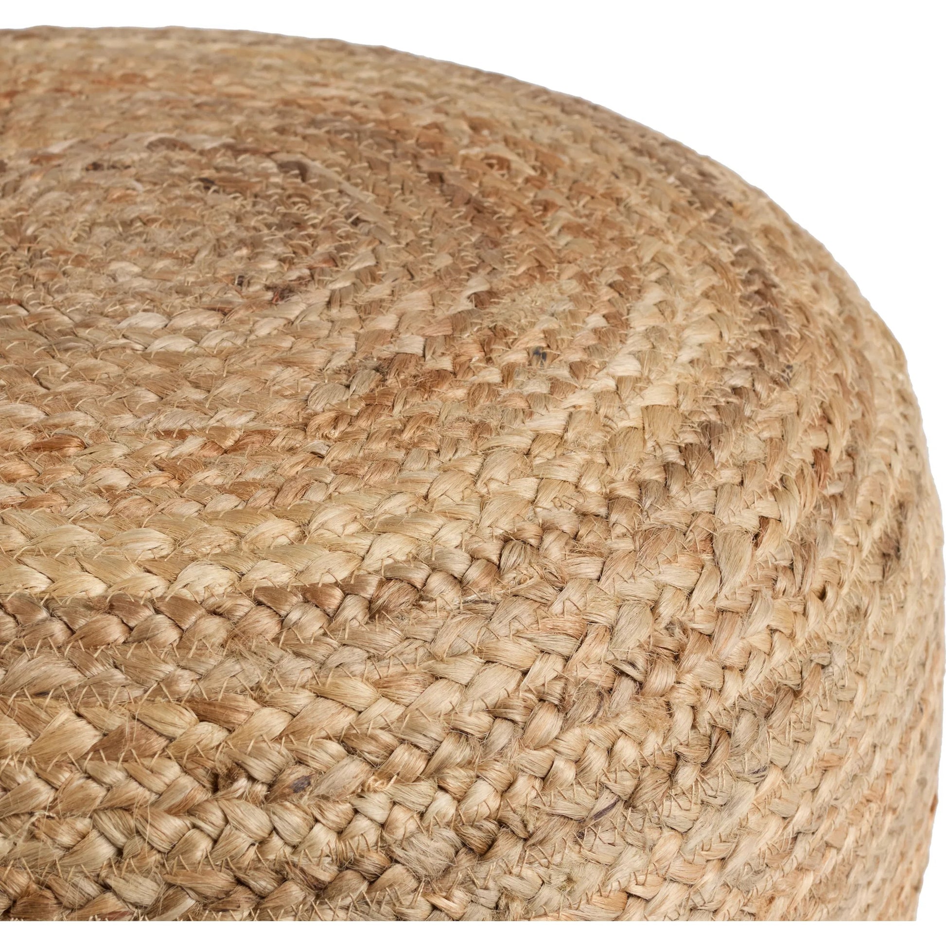 Saba SAA09 Pouf by Jaipur Living. Made from 100% jute in a coastal style.