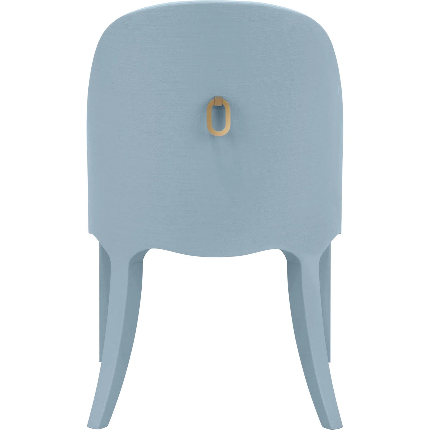 004 SI-2461340 | Additional Silo | Sadie Curved Dining Chair by Worlds Away. Made from solid wood, mdf, linen, foam in a unique style.
