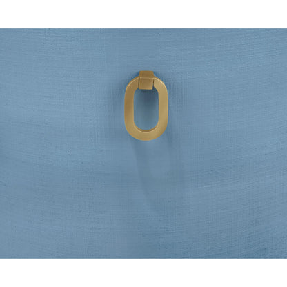 Sadie Curved Dining Chair by Worlds Away. Made from solid wood, mdf, linen, foam in a unique style.