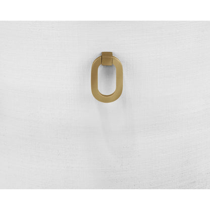 Sadie Curved Dining Chair by Worlds Away. Made from solid wood, mdf, linen, foam in a unique style.