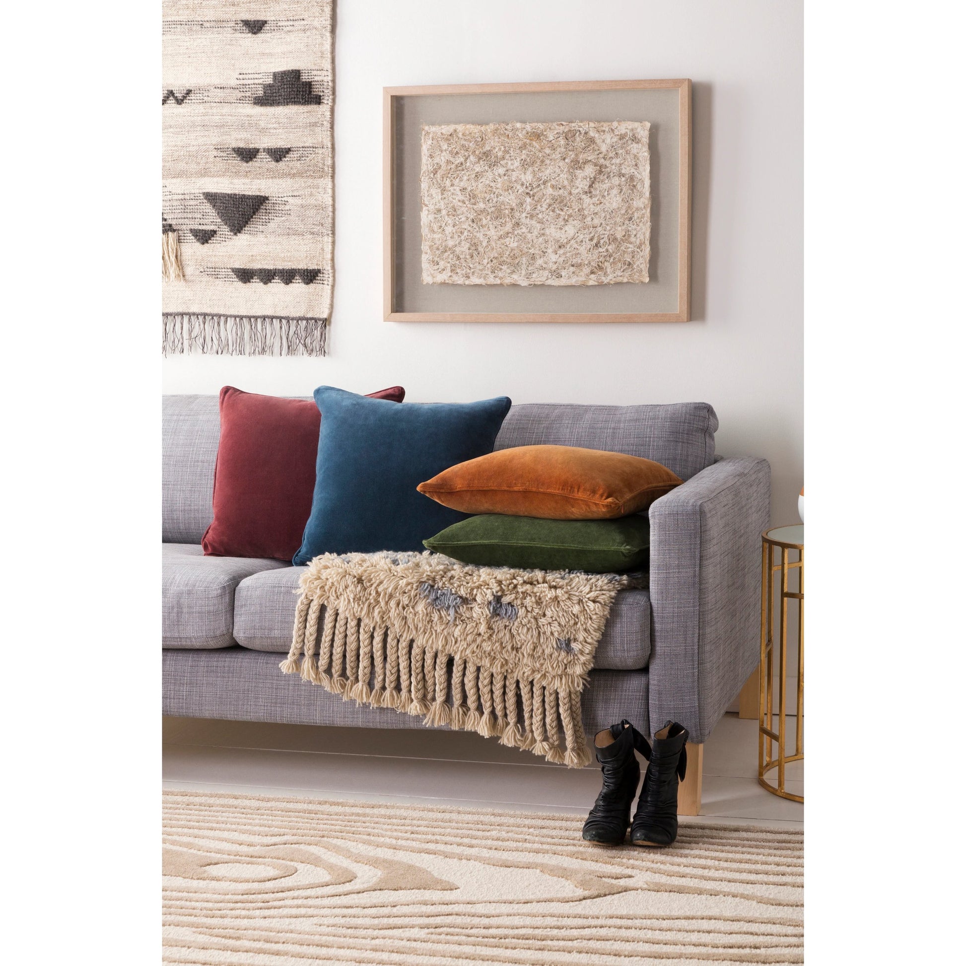 Safflower Pillow - 6277 by Surya. Made from unique in a modern style.