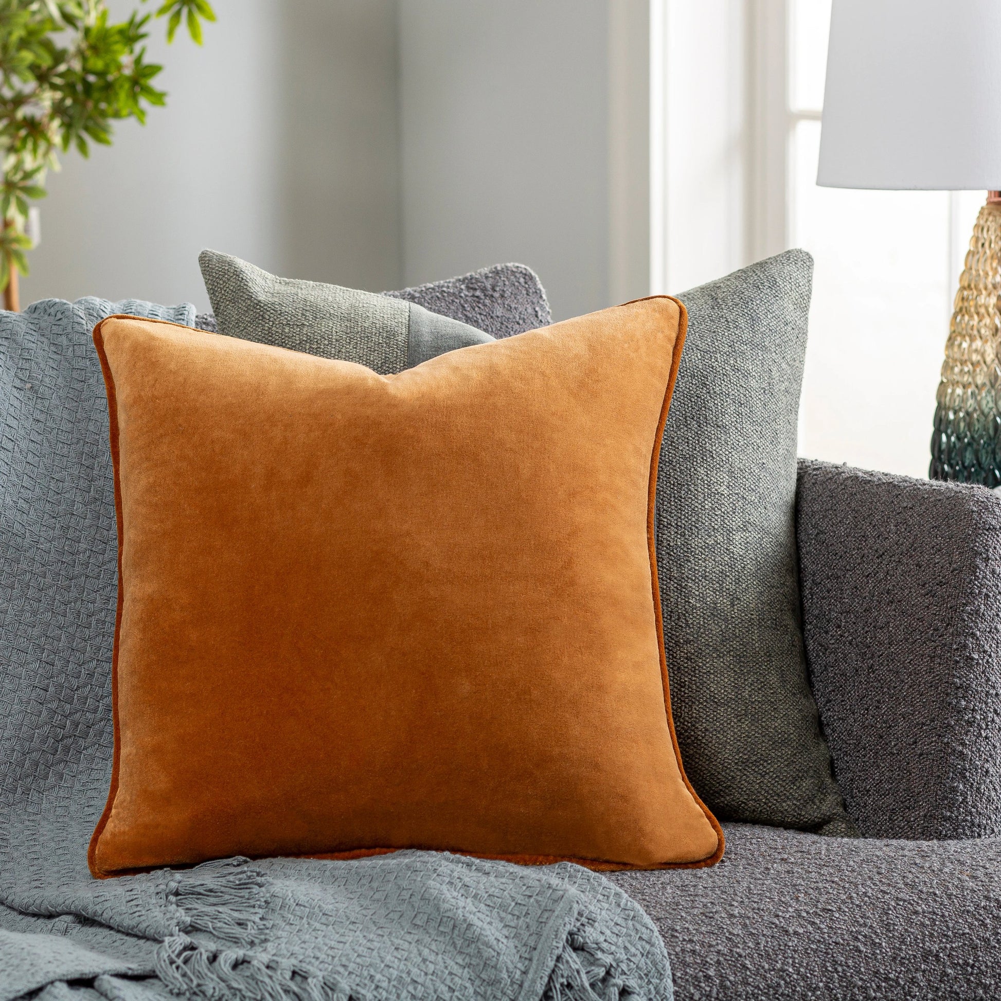 Safflower Pillow - 6277 by Surya. Made from unique in a modern style.