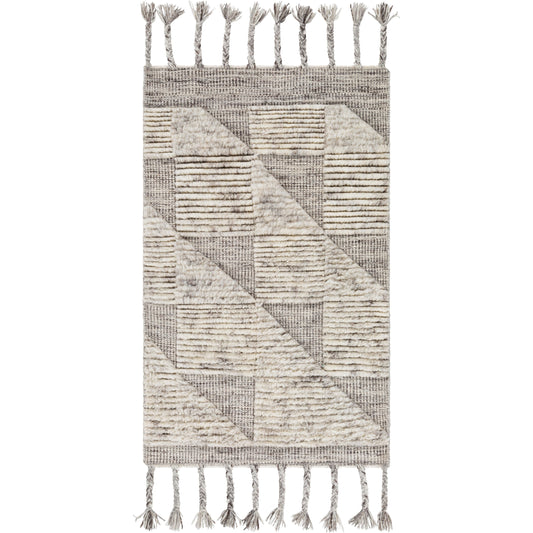 Sahara Rug - 25464 by Surya in dark brown, ivory, taupe. Made from 100% wool in a unique style.