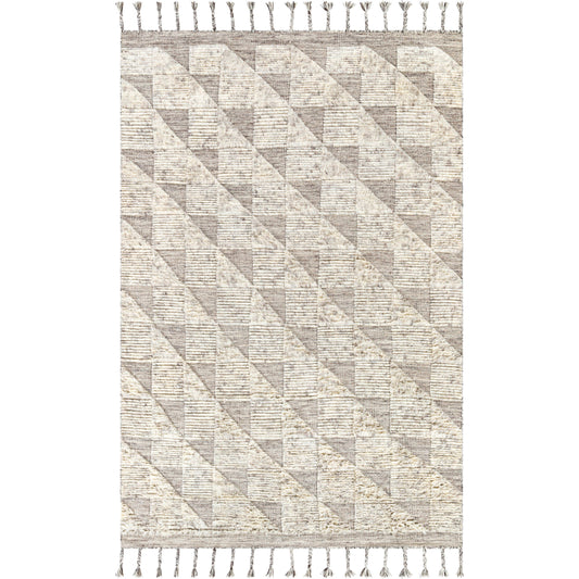 Sahara Rug - 25464 by Surya in dark brown, ivory, taupe. Made from 100% wool in a unique style.