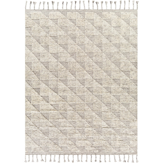 Sahara Rug - 25464 by Surya in dark brown, ivory, medium gray, charcoal. Made from 100% wool in a unique style.
