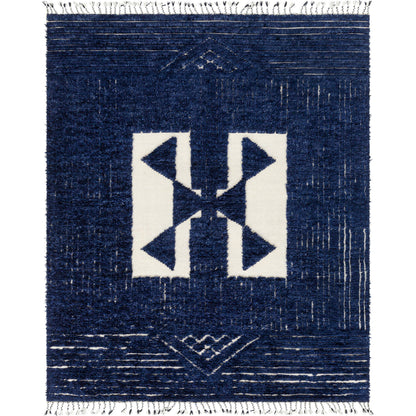 Sahara SAH-2303 Rug by Surya in cream, navy. Made from 100% wool in a unique style.