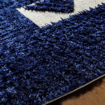 Sahara SAH-2303 Rug by Surya in cream, navy. Made from 100% wool in a unique style.