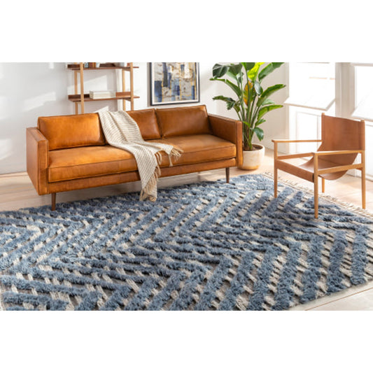 Sahara Rug - 26935 by Surya in medium gray, beige, taupe. Made from 100% wool in a unique style.