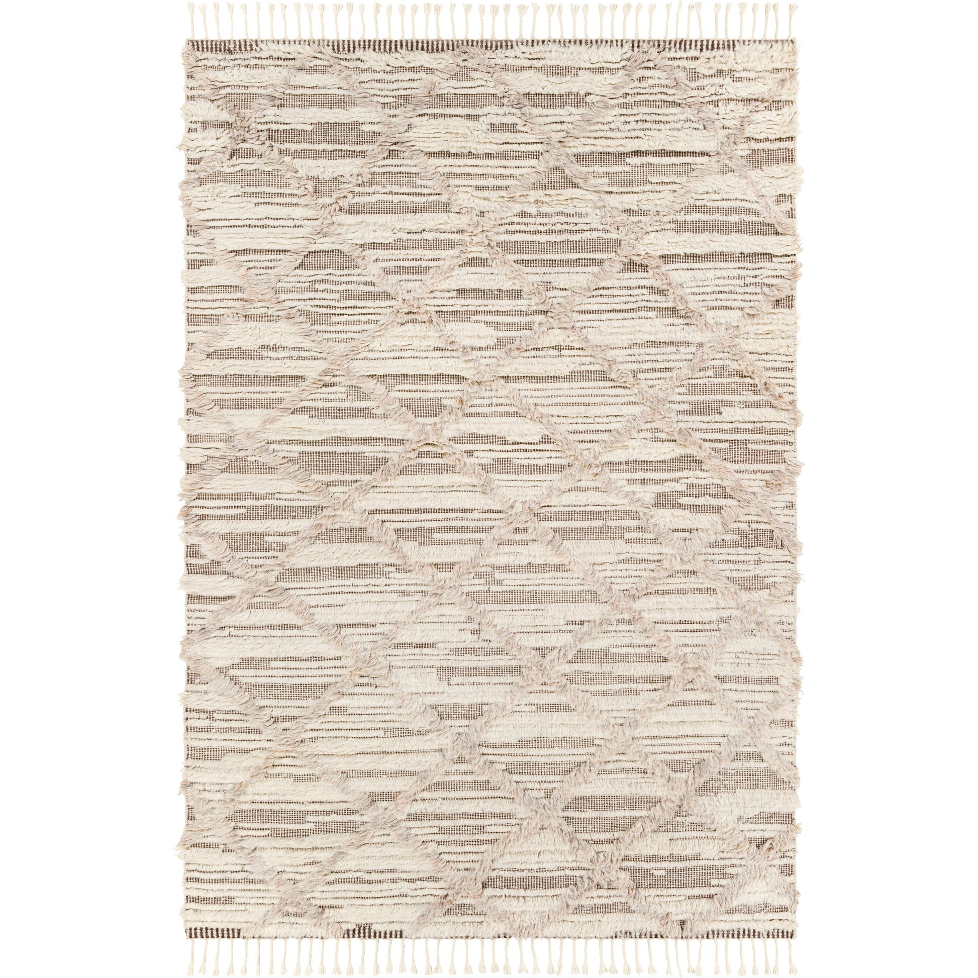 Sahara SAH-2307 Rug by Surya in light beige, oatmeal, dark brown. Made from 100% wool in a unique style.