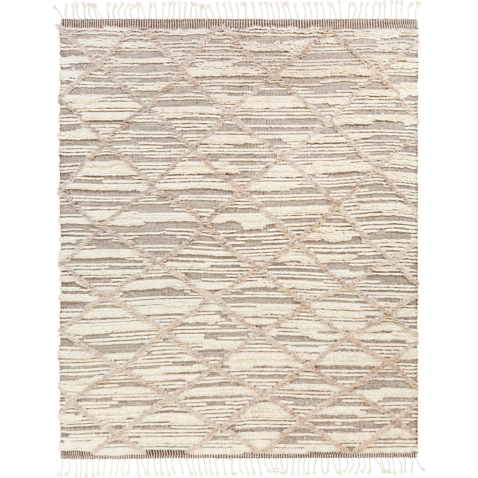 Sahara SAH-2307 Rug by Surya in light beige, oatmeal, dark brown. Made from 100% wool in a unique style.
