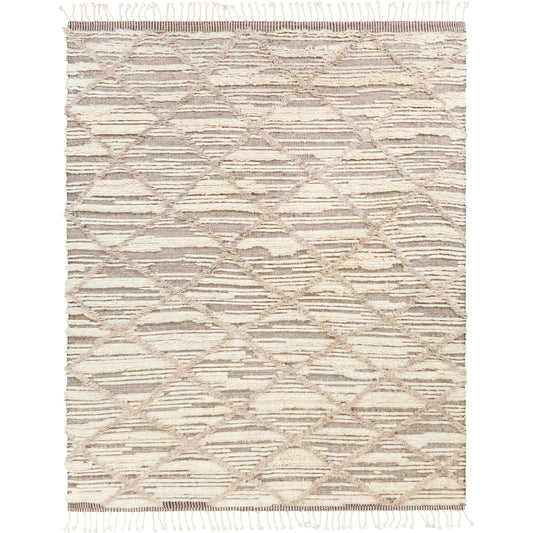 Sahara Rug - 26938 by Surya in khaki, ivory, dark brown. Made from 100% wool in a unique style.