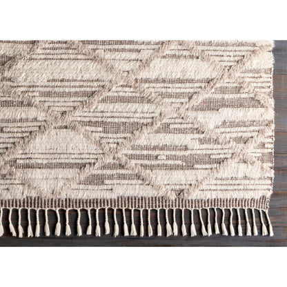 Sahara SAH-2307 Rug by Surya in light beige, oatmeal, dark brown. Made from 100% wool in a unique style.