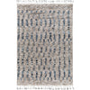 Gray, Cream, Charcoal, Dark Brown, Navy, Blue / 2' x 3'