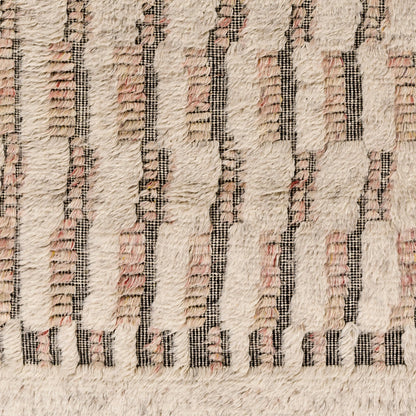 Sahara SAH-2308 Rug by Surya in gray, cream, charcoal, dark brown, navy, blue. Made from 100% wool in a unique style.