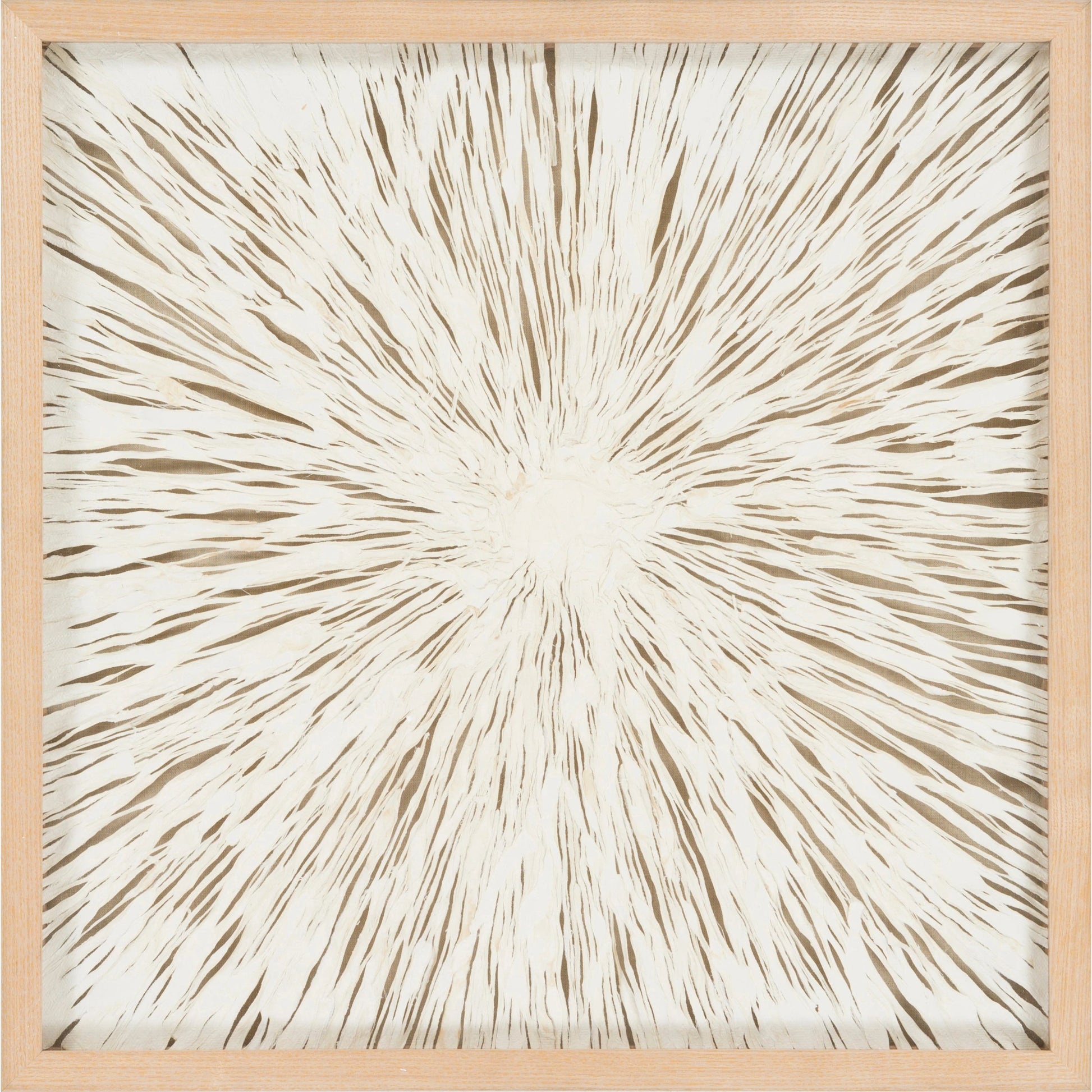 Sanctity - 16737 by Surya in cream and wood finish. Made from polystyrene in a eclectic & global style.