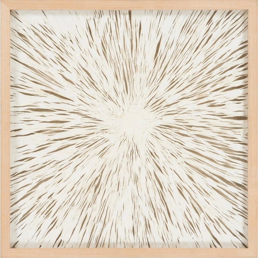 Sanctity - 16737 by Surya in ivory, beige and wood finish. Made from polystyrene in a eclectic & global style.