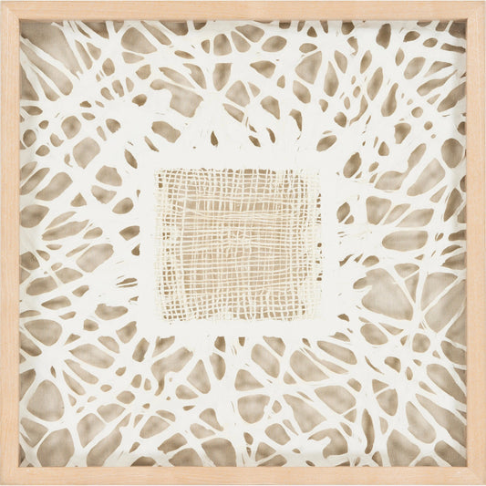 Sanctity - 16738 by Surya in beige and wood finish. Made from polystyrene in a coastal style.