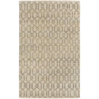 Stanton SAO-2006 Indoor/Outdoor Rug by Surya in charcoal, taupe. Made from 80% wool, 20% cotton in a unique style.