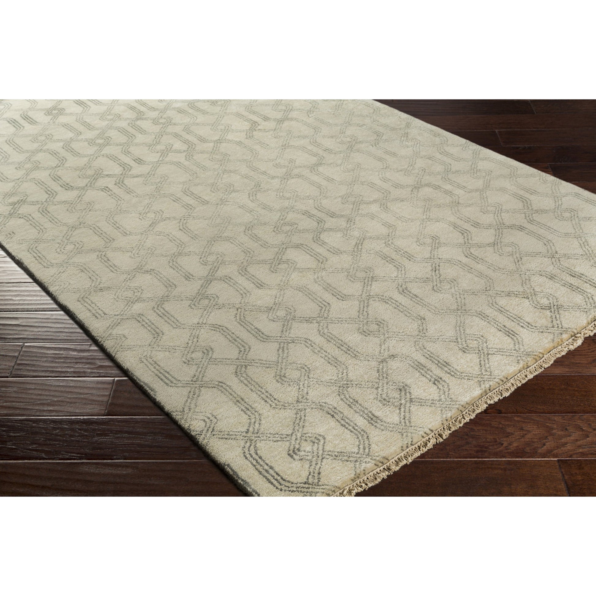 Stanton SAO-2006 Indoor/Outdoor Rug by Surya in charcoal, taupe. Made from 80% wool, 20% cotton in a unique style.