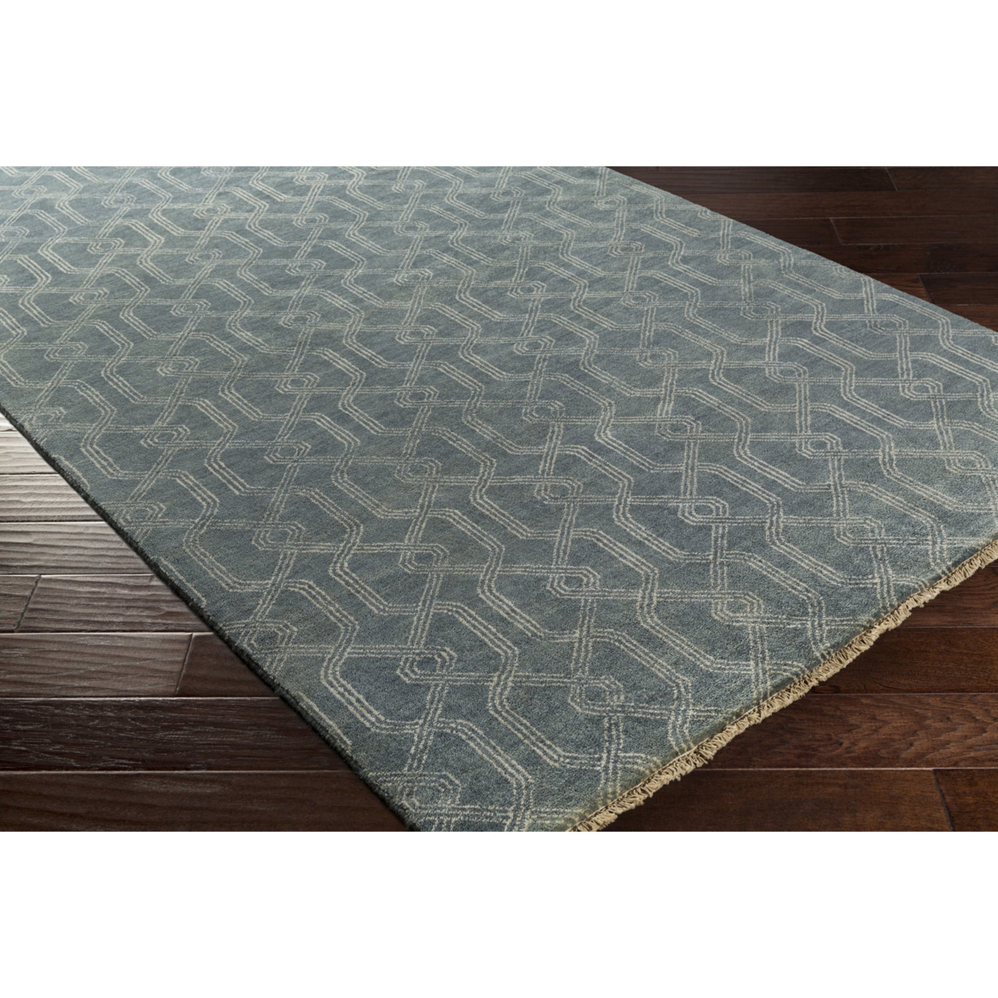 Stanton SAO-2006 Indoor/Outdoor Rug by Surya in charcoal, taupe. Made from 80% wool, 20% cotton in a unique style.