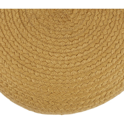 Saba Solar SAS01 Indoor/Outdoor Pouf by Jaipur Living. Made from 100% polyester in a coastal style.