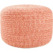 Saba Solar SAS09 Indoor/Outdoor Pouf by Jaipur Living. Made from 100% polyester in a cottage & farmhouse style.