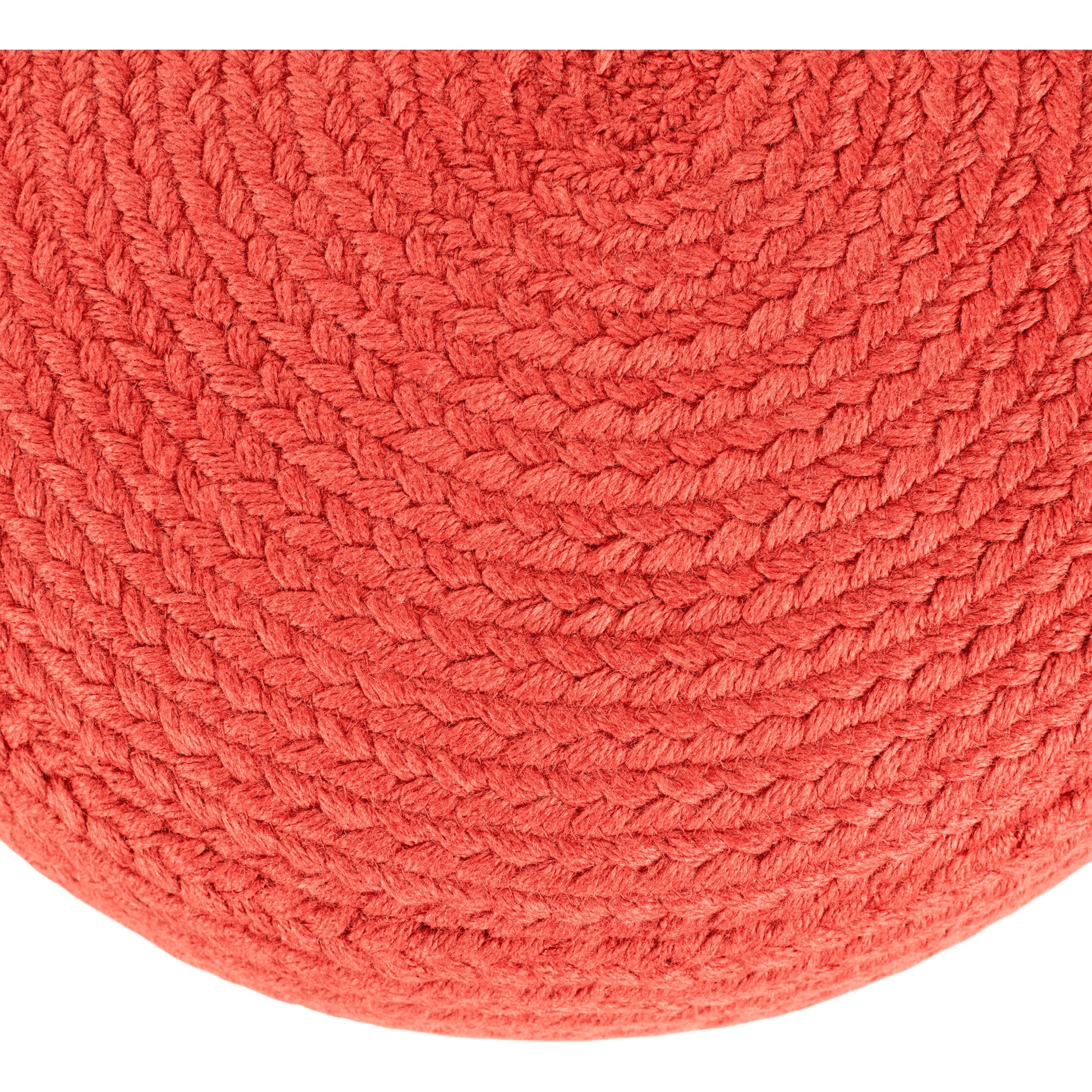 Saba Solar SAS01 Indoor/Outdoor Pouf by Jaipur Living. Made from 100% polyester in a coastal style.
