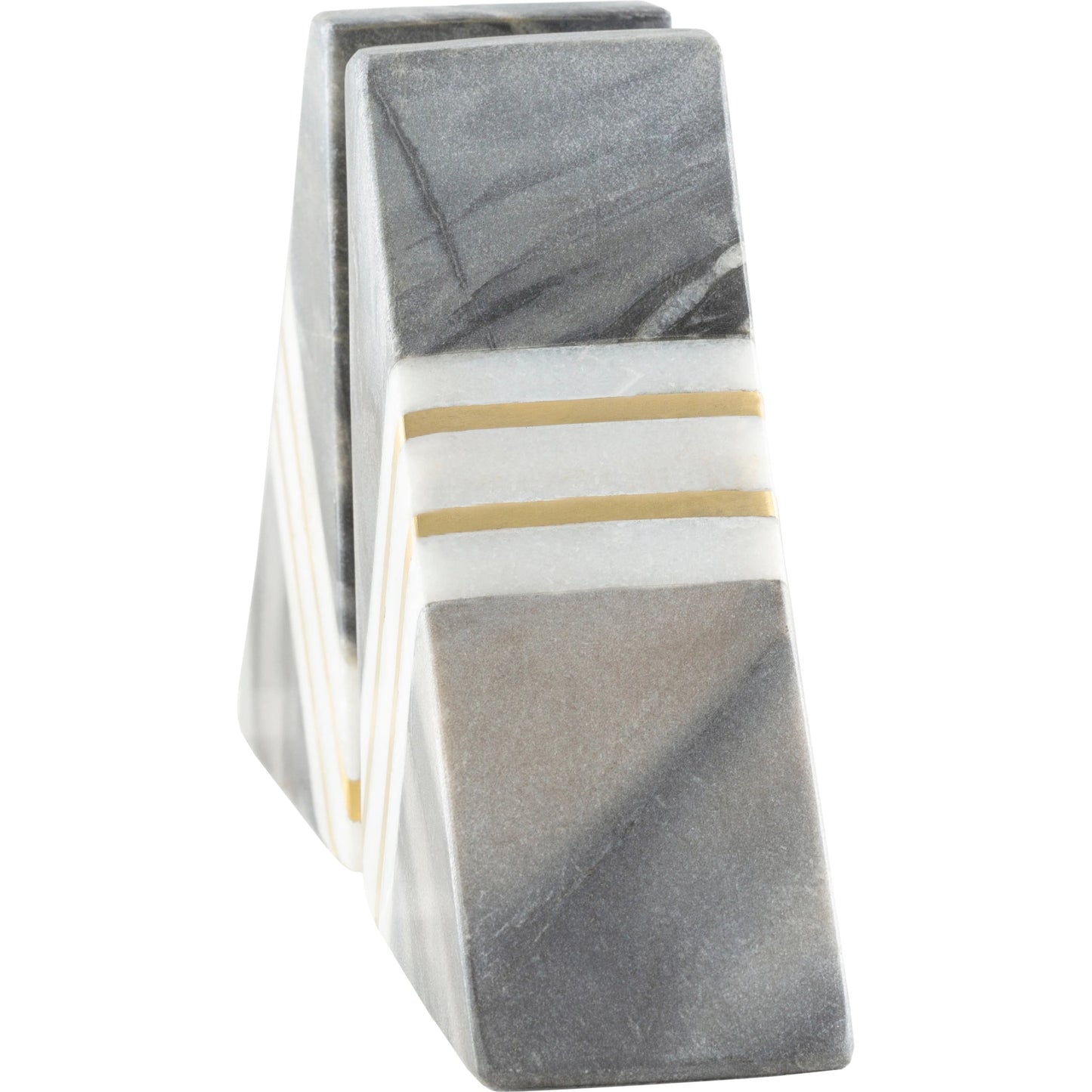 003 SI-1890634 | Additional Silo | Slate - 24806 (Set of 2) by Surya in gray, white and naturalinlaid. Made from metal, stone in a modern style.