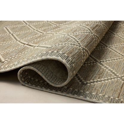 Saylor SAY-04 Indoor/Outdoor Rug by Loloi in stone, ivory. Made from 100% polypropylene in a unique style.