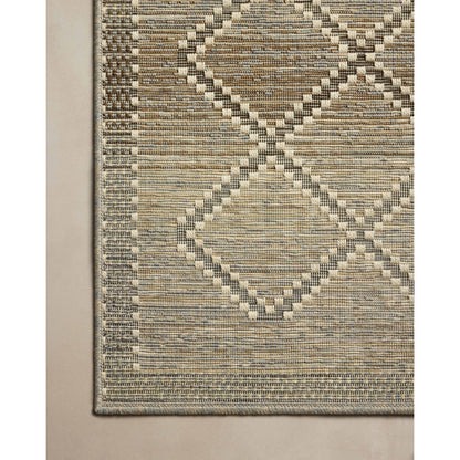 Saylor SAY-04 Indoor/Outdoor Rug by Loloi in stone, ivory. Made from 100% polypropylene in a unique style.