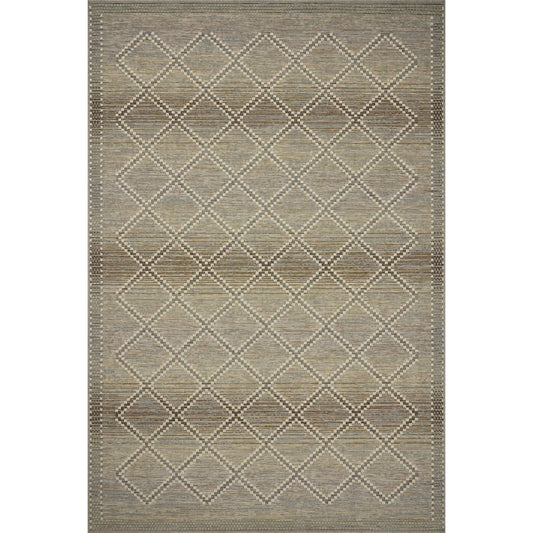 Saylor SAY-04 Indoor/Outdoor Rug by Loloi in stone, ivory. Made from 100% polypropylene in a unique style.