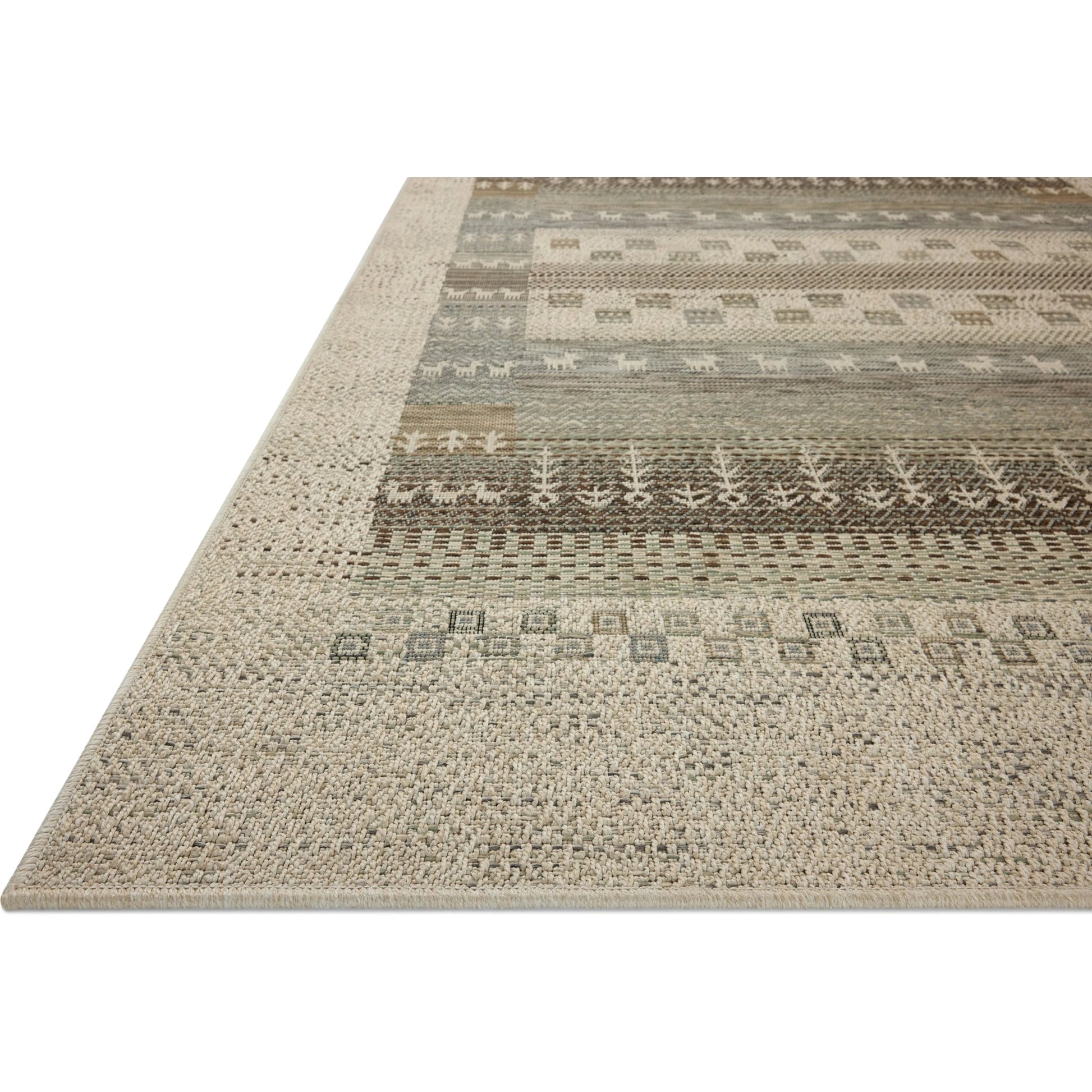 Saylor SAY-05 Indoor/Outdoor Rug by Loloi in ivory, earth. Made from 100% polypropylene in a unique style.