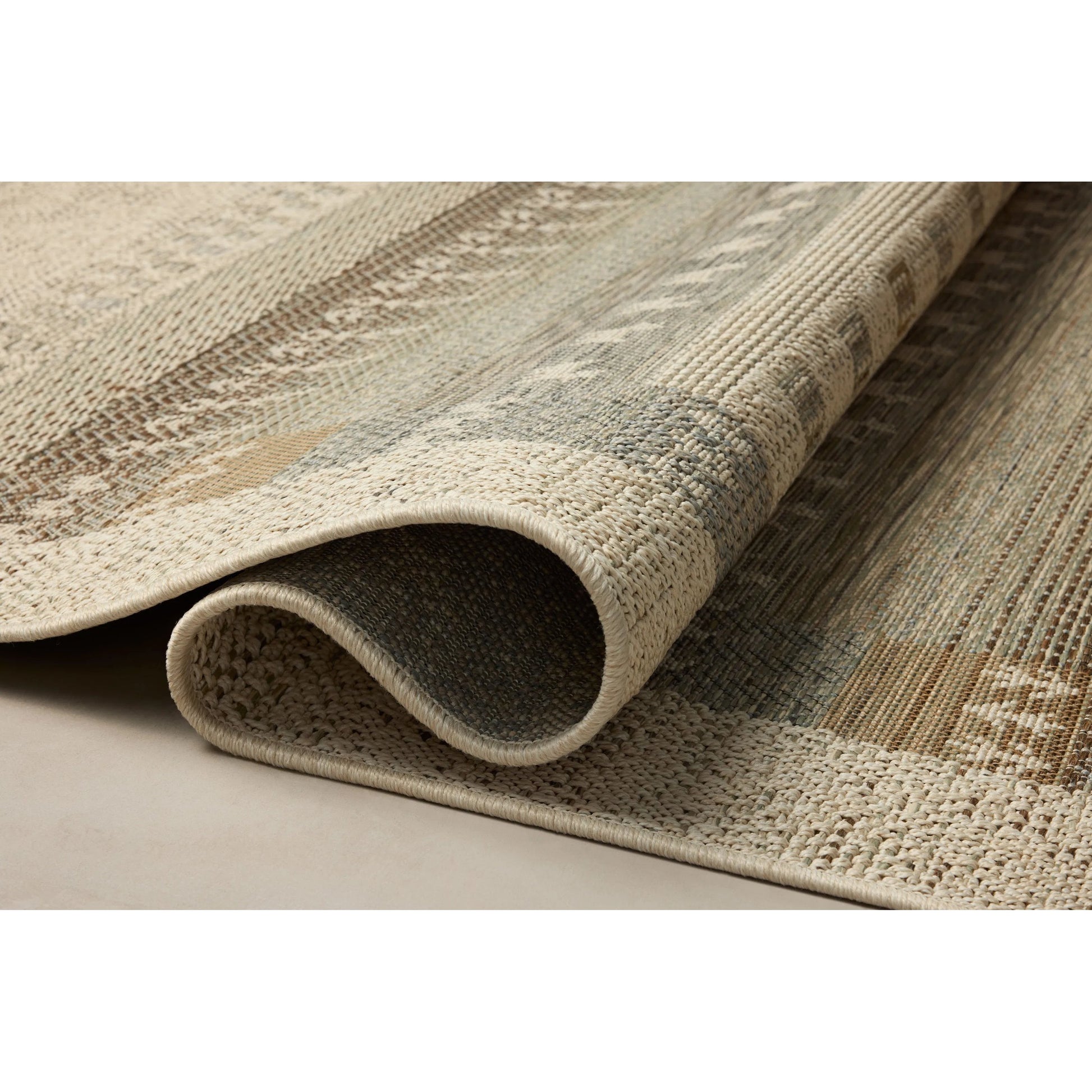 Saylor SAY-05 Indoor/Outdoor Rug by Loloi in ivory, earth. Made from 100% polypropylene in a unique style.