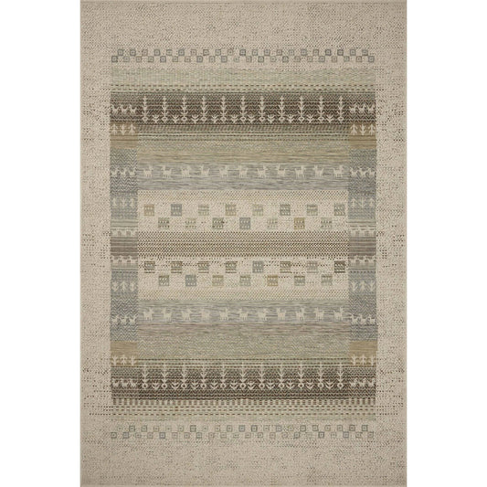 Saylor SAY-05 Indoor/Outdoor Rug by Loloi in ivory, earth. Made from 100% polypropylene in a unique style.
