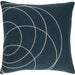 Solid Bold Pillow - 33383 by Surya. Made from front: 100% wool, back: 100% wool in a modern style.