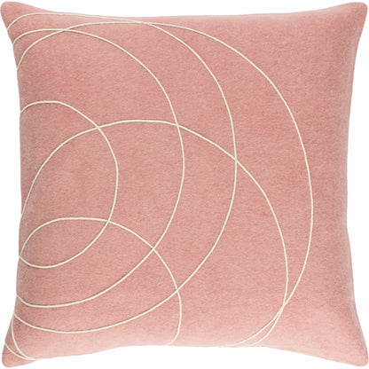 Solid Bold Pillow - 33383 by Surya. Made from front: 100% wool, back: 100% wool in a modern style.