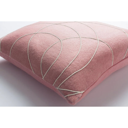 Solid Bold Pillow - 33383 by Surya. Made from front: 100% wool, back: 100% wool in a modern style.