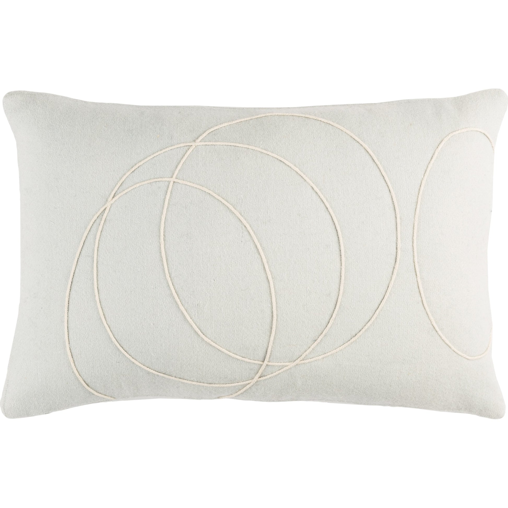 Solid Bold Pillow - 33383 by Surya. Made from front: 100% wool, back: 100% wool in a modern style.