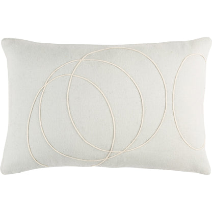 Solid Bold Pillow - 33383 by Surya. Made from front: 100% wool, back: 100% wool in a modern style.