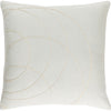 Light Gray, Cream / Down Feather / 20 x 20 x 4