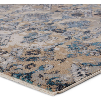 Sanaa by Nikki Chu SBC01 Rug by Jaipur Living in tan, light pink. Made from 78% polypropylene 22% polyester in a unique style.