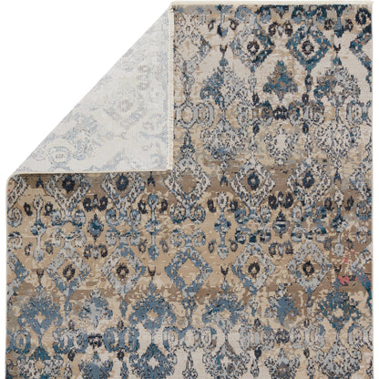 Sanaa by Nikki Chu SBC01 Rug by Jaipur Living in tan, light pink. Made from 78% polypropylene 22% polyester in a unique style.