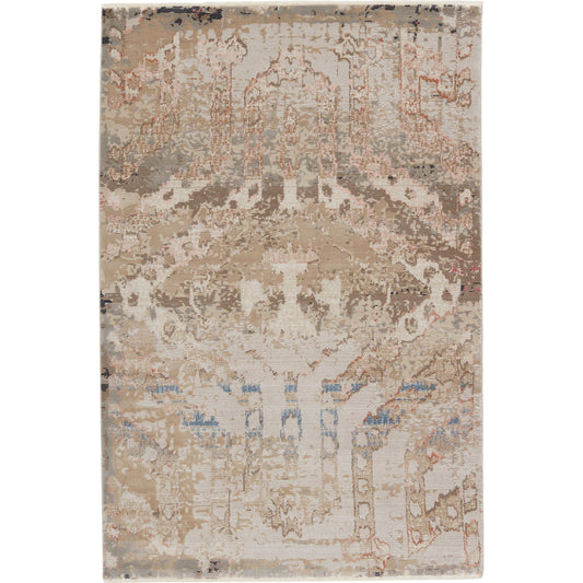 Sanaa by Nikki Chu SBC04 Rug by Jaipur Living in tan, gray. Made from 78% polypropylene 22% polyester in a unique style.