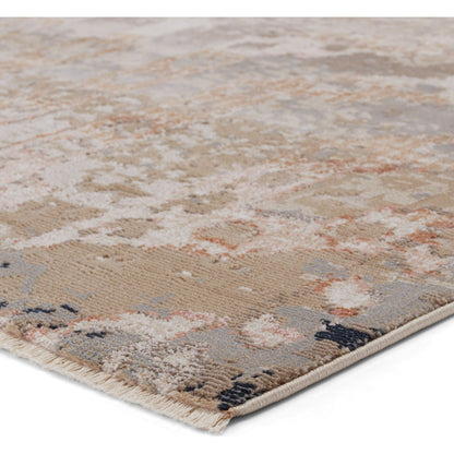 Sanaa by Nikki Chu SBC04 Rug by Jaipur Living in tan, gray. Made from 78% polypropylene 22% polyester in a unique style.